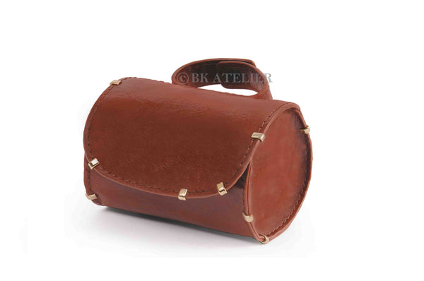 Etoile Poop Bag Dispenser, Cognac