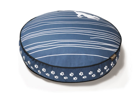 Dog On Wire, Midnight Blue/White - Artist Collection