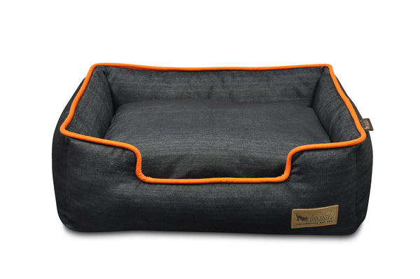 Urban Denim Lounge Bed - Medieval Blue/Mandarin