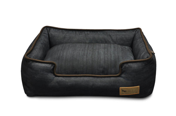 Urban Denim Lounge Bed - Medieval Blue/Chocolate
