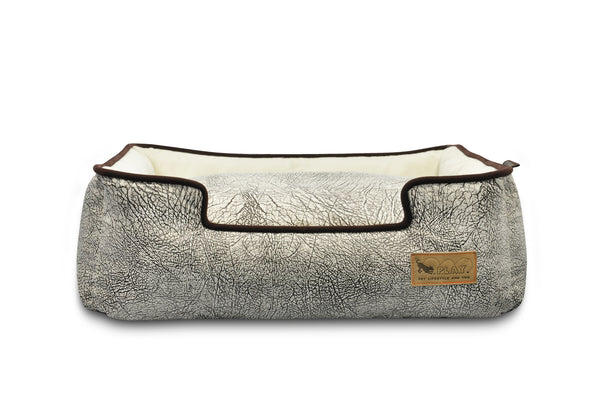 Savannah Lounge Bed - Ash Gray/Chocolate