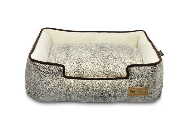 Savannah Lounge Bed - Ash Gray/Chocolate