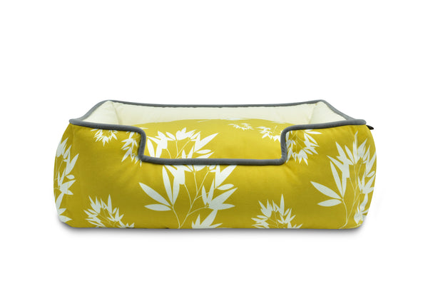 Bamboo Lounge Bed, Yellow - Artist Collection