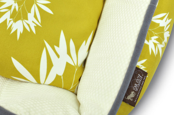 Bamboo Lounge Bed, Yellow - Artist Collection