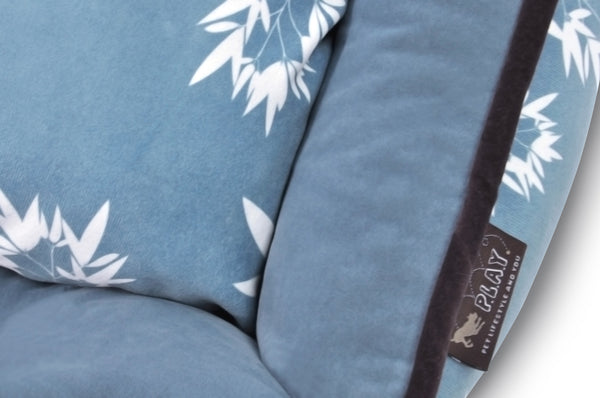 Bamboo Lounge Bed, Blue - Artist Collection