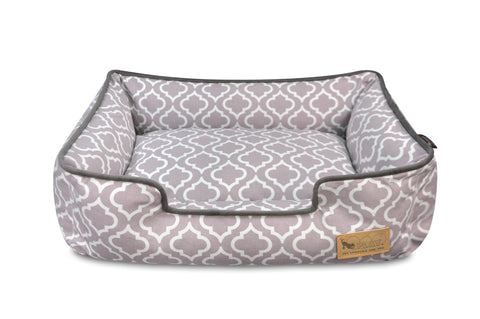 Moroccan Loung Bed, Ash Gray