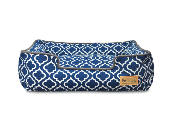 Moroccan Loung Bed, Navy Blue