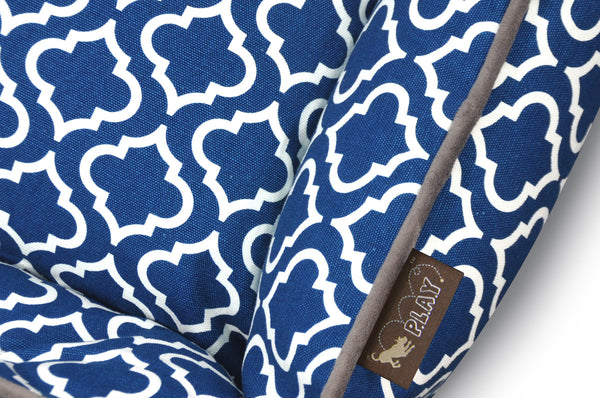 Moroccan Loung Bed, Navy Blue